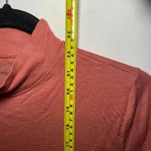 FIGS Dusty Rose Pink Super Soft Long Sleeve Underscrub Mockneck Shirt size Small thumbnail 8