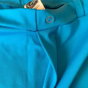 Women's Pants Small Vibrant Blue Straight Leg Pants Stretch business casual thumbnail 4