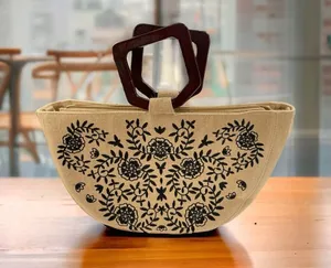 Est 1946 100% Linen Purse Tan thumbnail 1