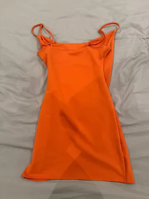 SheIn Orange Mini Dress thumbnail 2