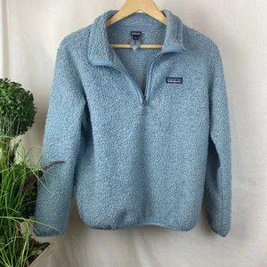 Patagonia Blue Long Sleeve Half Zip Fleece Jacket S thumbnail 2