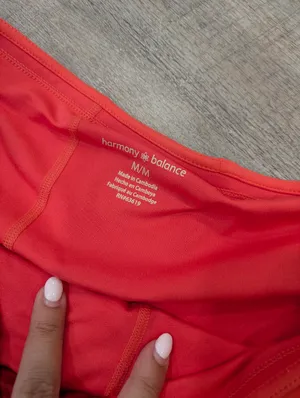 NWT Harmony Balance Vibrant Coral Athletic Skort Size Medium thumbnail 2
