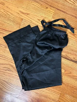 Classic Black Satin Button thumbnail 7