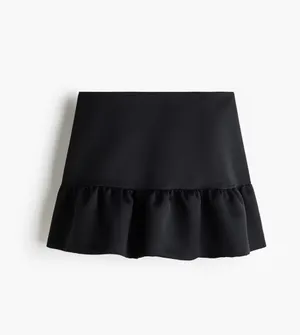 H&M black bubble top and mini skirt set thumbnail 6