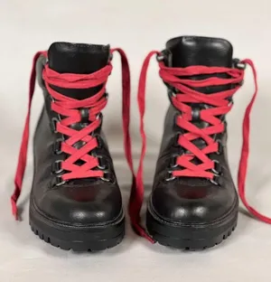 American Eagle Women's Black Lace-up Boots size 6 thumbnail 1