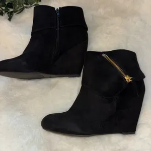 Daisy Women’s size 8 black Sexy Wedge Comfortable Ankle Boots Sexy Classic style thumbnail 4