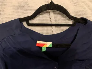 Navy flowy top Blue Size XL thumbnail 3