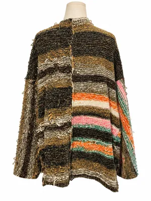 POL Distressed Oversized Open-Front Cardigan Sweater – Size Small thumbnail 4