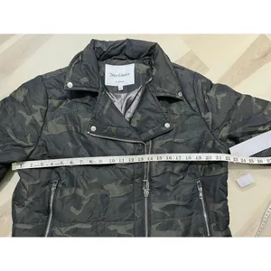 Juicy Couture NWT Women Small Camo Moto Puffer Jacket Fall Vintage Retro Y2K thumbnail 10