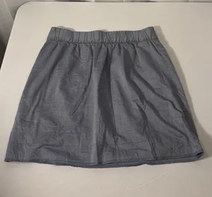Tommy Hilfiger Pull On‎ Women's Size 4 Chambray Skirt 100% Cotton Preppy Beach thumbnail 1
