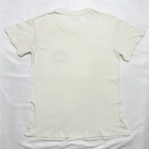 Brandy Melville Vintage Short Sleeve "Crew" Graphic Tee - White/Navy thumbnail 4