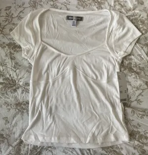 White Corset Tee thumbnail 1