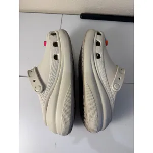 Crocs Classic‎ Crush Clog Bone Women Size 10 Platform Jibbitz Charms Comfort thumbnail 4