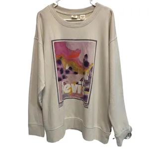Levi’s Journey Into the Unknown UFO Graphic Crewneck Sweatshirt Plus Size 2X thumbnail 2