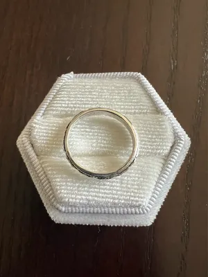 Women’s Stainless Steel Silver Ring Size 7 thumbnail 3