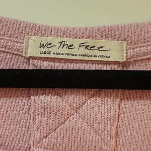 We The Free Light Pink Long Sleeve Thermal Top thumbnail 2