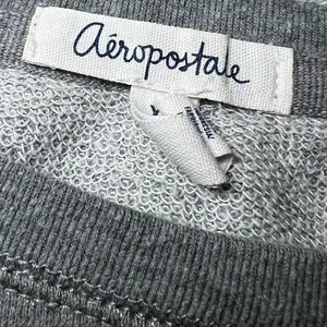 Aeropostale Womens Size XL NY Crewneck Sweatshirt‎ Grey Distressed Graphic Y2K thumbnail 4