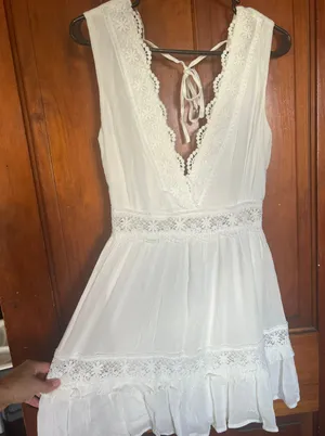 Boutique White Summer Dress thumbnail 2