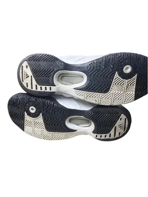 VINTAGE ADIDAS BARRICADE II W TENNIS SNEAKERS • White Black • Women's 9.5 Y2K thumbnail 8