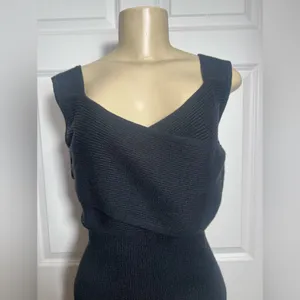 Abercrombie & Fitch Soft A&F Wrap Around Sleeveless Ribbed Knit Sweater Bodysuit thumbnail 7