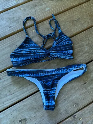 NWOT L*Space Hartley Lilly tie dye bikini set small thumbnail 2
