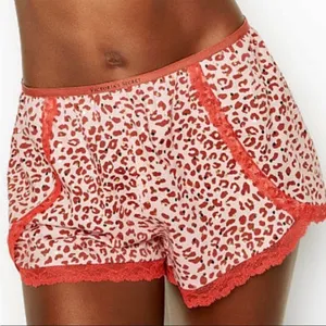 Victoria's Secret Leopard Pajama Shorts thumbnail 7