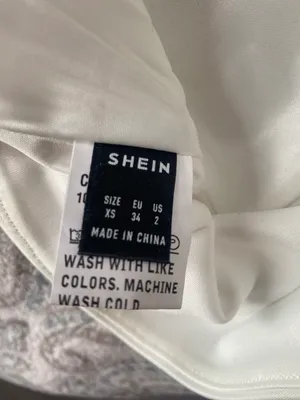 SheIn White Corset Tube Top thumbnail 3