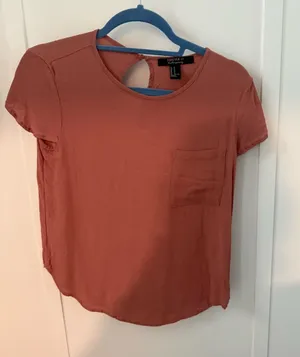 Forever 21 Women's Rust Pocket Short Sleeve Tee thumbnail 1