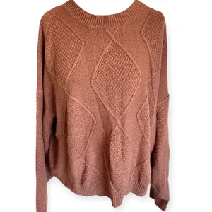 Shein Sweater 2XL Long Sleeve Brown thumbnail 2