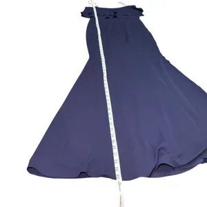 Love, LIkely Navy Blue‎ Sleeveless Layered Ruffle Evening Gown Size 4 thumbnail 13