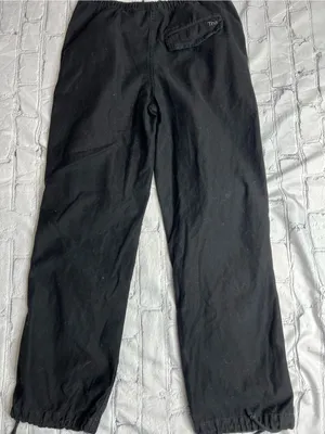 TNA Black Drawstring Elastic Hem Pants size small joggers thumbnail 4