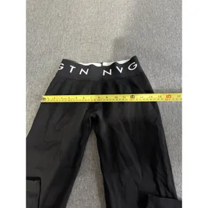 NVGTN Women's Black Seamless Leggings Sz L Gym Workout Athletic thumbnail 6