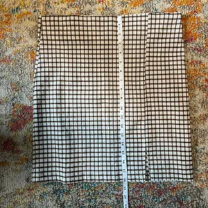 Have Brown Blue and Black Plaid Pencil Skirt Size Large Fall Preppy thumbnail 9