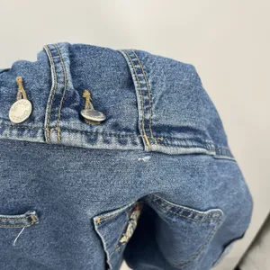Women's Vtg Overalls London London Blue Denim 90s M Retro thumbnail 8