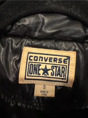 Converse‎ Women's Black Quilted Puffer Vest with Snap Front thumbnail 4