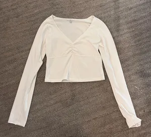 Brandy Melville White Gina Long Sleeve Top thumbnail 1