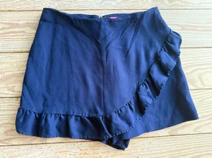 Lilly Pulitzer Navy Blue Ruffle Skort size 8 thumbnail 1