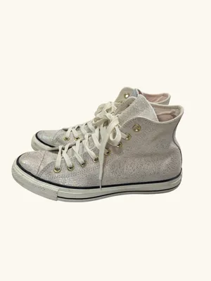 Converse Chuck Taylor All Star Hi Top Metallic Iridescent Crackle Leather 10 thumbnail 2