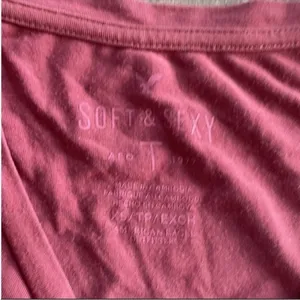 American Eagle Soft & Sexy Size XS Dusty Pink Top thumbnail 4