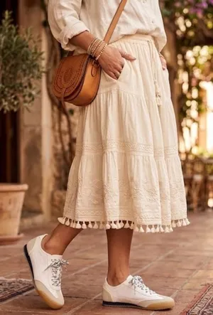Zara casual womens sneakers size 6 NWT Perfect for a vacation trip or any day thumbnail 1