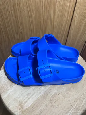 Birkenstock Unisex Bright Blue Two-Buckle EVA Sandals thumbnail 2