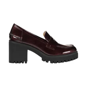 Sun + Stone Womens Presscott Loafer Pumps 10019660600 Wine Patent Red Black 6.5M thumbnail 8
