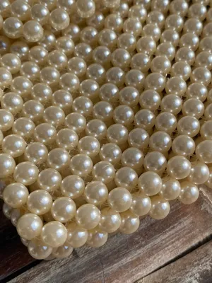 Vintage Faux Pearl beaded handbag clutch minimalist cottage bridal boho thumbnail 3