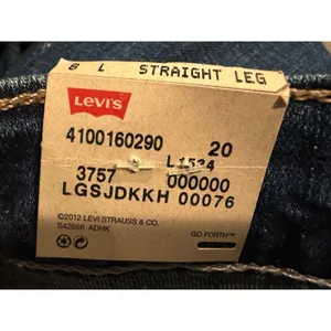 Levis 505 Straight Leg Jeans Womens 8 L Dark Wash Denim Stretch New NWT thumbnail 7