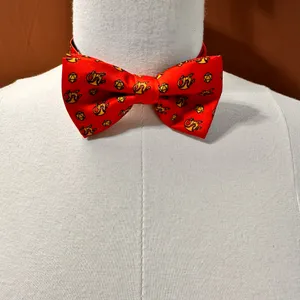Blacktiegeek Men's Bow Tie Red Dragon Dungeons Adjustable Handmade Party Neckbow thumbnail 9