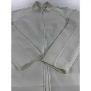 Lululemon Going Places Jacket White Full Zip Bomber Style Stretch Size 10 thumbnail 9