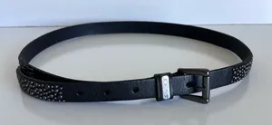 Joe’s Jeans Women’s Handmade Genuine Black Leather Studded Belt‎ thumbnail 1