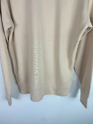 NWOT Naked Wardrobe Distressed Oversized Sweatshirt Cream Size Small S NEW thumbnail 8
