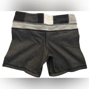 Lululemon Short Gray and Black Athletic Shorts thumbnail 2