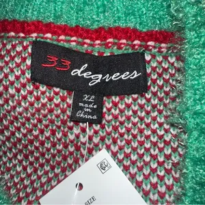 33 Degrees Christmas Tree Ugly Christmas Sweater XL NWT thumbnail 4